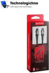 DeTech Кабел DeTech DE-43CC2 Type-C 2m Black (40265)