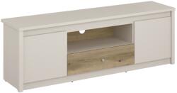 TEMPO KONDELA TV-állvány, kasmír/evoke tölgy, KAROS 2D1S