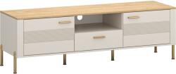 TEMPO KONDELA TV-állvány, kasmír/kő tölgy, RUNOL 2D1S