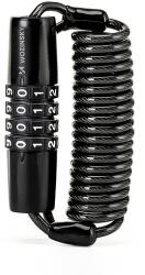 Wozinsky WBN-01R kerékpárzár kerékpáros sisakra, vízálló, 4 számjegyű kombináció - fekete