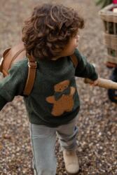 Donsje Вълнен бебешки пуловер Donsje Denn Merino Wool Sweater Gingerbread (4083506)