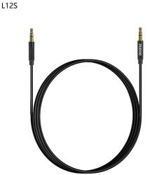 Dudao L12S AUX kábel mini jack 3.5mm 1m 3 pólusú sztereó - fekete