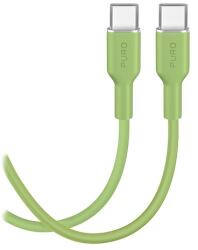 PURO ICON USB-C - USB-C kábel 1, 5 m - zöld