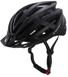 Wozinsky MTB kerékpáros sisak USB hátsó lámpával L - fekete - dellaprint