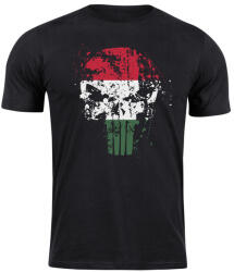 DRAGOWA rövid póló Magyar Punisher, fekete