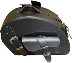RSA Genți de motocicletă din piele RSA S162A negre (SKWS162A)