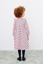 Tinycottons Детска рокля FLOWER GRID PRINT DRESS (AW25.471)