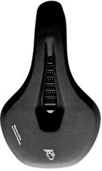 Velotech anatómikus trekking komfort nyereg, 280 x 175 mm, memóriahabos, fekete