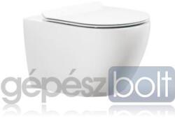  ARTIST SANITER Fali WC, rimless, perem nélküli, íves, rövidített 490x360x360 mm (AT0259HWC)