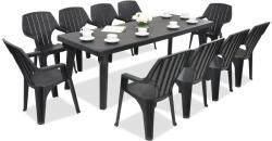 BICA Kerti bútor Bergen / Alta 10 fő részére Bica antracit (BC437ANT-10xBC28ANT)