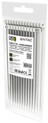 Entac kábelkötegelő 150x2, 5 mm fehér gyorskötöző 50db/csomag ECT-2.5-150-W (ECT-2.5-150-W)