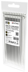 Entac kábelkötegelő 150x3, 6 mm fehér gyorskötöző 50db/csomag ECT-3.6-150-W (ECT-3.6-150-W)