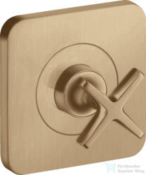 Hansgrohe AXOR Citterio E falsík alatti elzárószelep, szálcsiszolt bronz 36771140 (36771140)