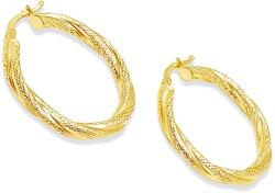 ÉkszerM Arany Karika Fülbevaló AU 97025