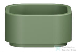 SAPHO KERASAN HAKO pultra helyezhető kerámiamosdó, 30x30cm, matt zöld (554311) (554311) - furdoszoba-szaniter