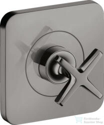 Hansgrohe AXOR Citterio E falsík alatti elzárószelep, polírozott fekete króm 36771330 (36771330)