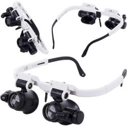  Nagyító szemüveg 8x-tól 23x nagyítás Led fénnyel (v9116)