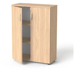 MAYAH Szekrény, 3 rendező magas, kétajtós, polcokkal, MAYAH "Freedom SV-06", tölgy (SV-R07 K/ IBXSZ06T) - iconink