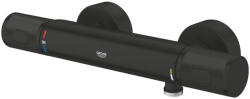 GROHE QuickFix Precision Feel termosztátos zuhanycsaptelep, matt fekete 347902430 (347902430)