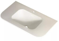 AREZZO design Sierra beépíthető Rockstone mosdó 80x46 cm, matt fehér AR-141580W (AR-141580W)