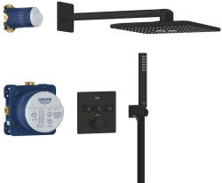 GROHE QuickFix Precision SmartControl termosztátos zuhanyrendszer Vitalio SmartActive fejzuhannyal, matt fekete 348752430 (348752430)