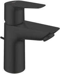 GROHE Quickfix Start Edge mosdócsaptelep húzórudas lefolyógarnitúrával, matt fekete 233422431 (233422431)