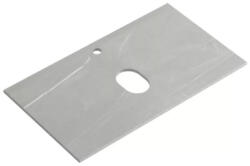 Arezzo Design Savona Rockstone mosdópult 80x46 cm, matt szürke AR-143080G (AR-143080G)