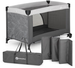  PETITE&MARS Nyja 1 szintes utazóágy - Urban Jungle Charcoal