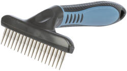 TRIXIE Long Hair Groomer | Puha sörtés kefe hosszú szőrű kutyák részére - 10 × 15 cm