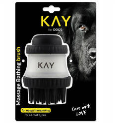  KAY Massage Bathing Brush | Masszírozó fürdetőkefe kutyák részére
