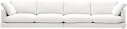 Kave Home Fehér szövet négyszemélyes kanapé Kave Home Gala 390 cm (LF-S821_70_SE05)