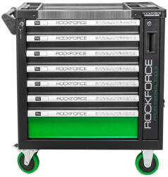RockForce RF-55306 7 fiókos szerszámkocsi 172 db szerszámmal (RF-55306)