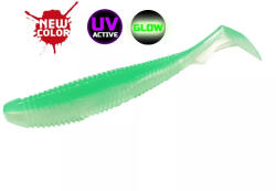 Molix RA Shad 3.0" FAT / #625 - UV Tournament Mint Green Glow gumihal (W-8059692346707)