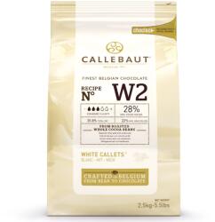 Callebaut Fehér csokoládé W2 28% 2, 5 kg - Callebaut (w2.e4.u71)