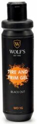 Wolf’s Chemicals Műanyag- és gumiápoló gél 225 ml, Wolf WO 1G Tire and Trim gel - Black Out