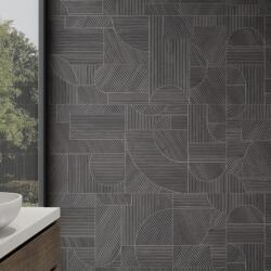 Alaplana Gresie Alaplana Portelanata Structech Nevis Black RC MT 60 x 120 cm