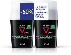 Vichy Homme Izzadságszabályozó golyós dezodor 72H Extrem Control DUOPACK (2x50ml)