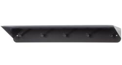  Cuier de perete metalic KENAN 80 cm, negru