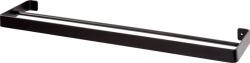  Cuier de perete pentru prosoape HANDY 60x12, 5 cm, negru