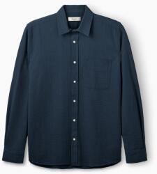 forét Maple Seersucker Shirt - Navy - S