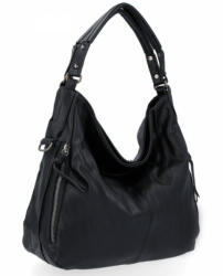 Plazabox Laura fekete női válltáska nagyméretű (na-0379-black)