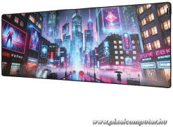 The G-Lab Egérpad - PAD CYBERCITY (900x400x4mm, vízálló, fekete) (PAD-CYBERCITY) - pixelcomputer