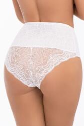 Babell 2008 magas derekú csipkés bugyi, fehér, M