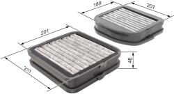 Bosch szűrő, utastér levegő BOSCH 1 987 432 533 for MERCEDES-BENZ, MAYBACH (1 987 432 533)