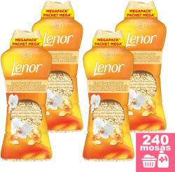 Lenor Gold Orchid & Vanilla illatgyöngy 4x735g (240 mosás) - XL csomag
