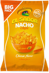 El Sabor El sabor big nacho chips gluténmentes sajtos 180 g - delfinbuvar