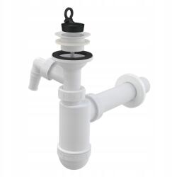 Alcadrain DN40 mosdószifon csatlakozóval, DN63 szűrővel (A42P)