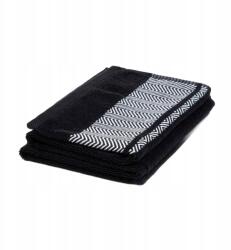 Homla Maiara Törölköző fekete dekoratív varrással 50x90 cm Homla (231680)