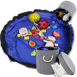 Sigos Játékkosár Építőkockák Tároló Szőnyeg Tágas Rendszerező Gyerekeknek (SIGOS Duży Kosz Pojemnik Worek na Zabawki)