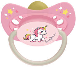 Baby Bruin Játszócumi Unikornis, rózsaszín, világító karika latex cseresznye (méret: 1) 0 - 6 hó - babybear